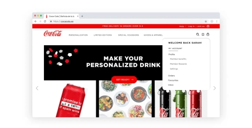 Platform to personalize Coca-Cola Cans
